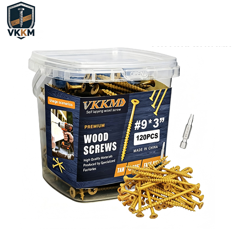 VKKM Tan Wood Screws - T25 Star Drive - Free T25 Bit Included - image 10